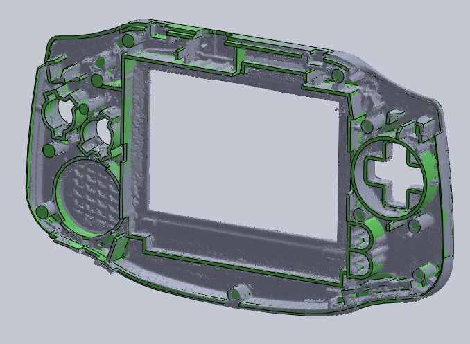 Reverse engineer scanned part